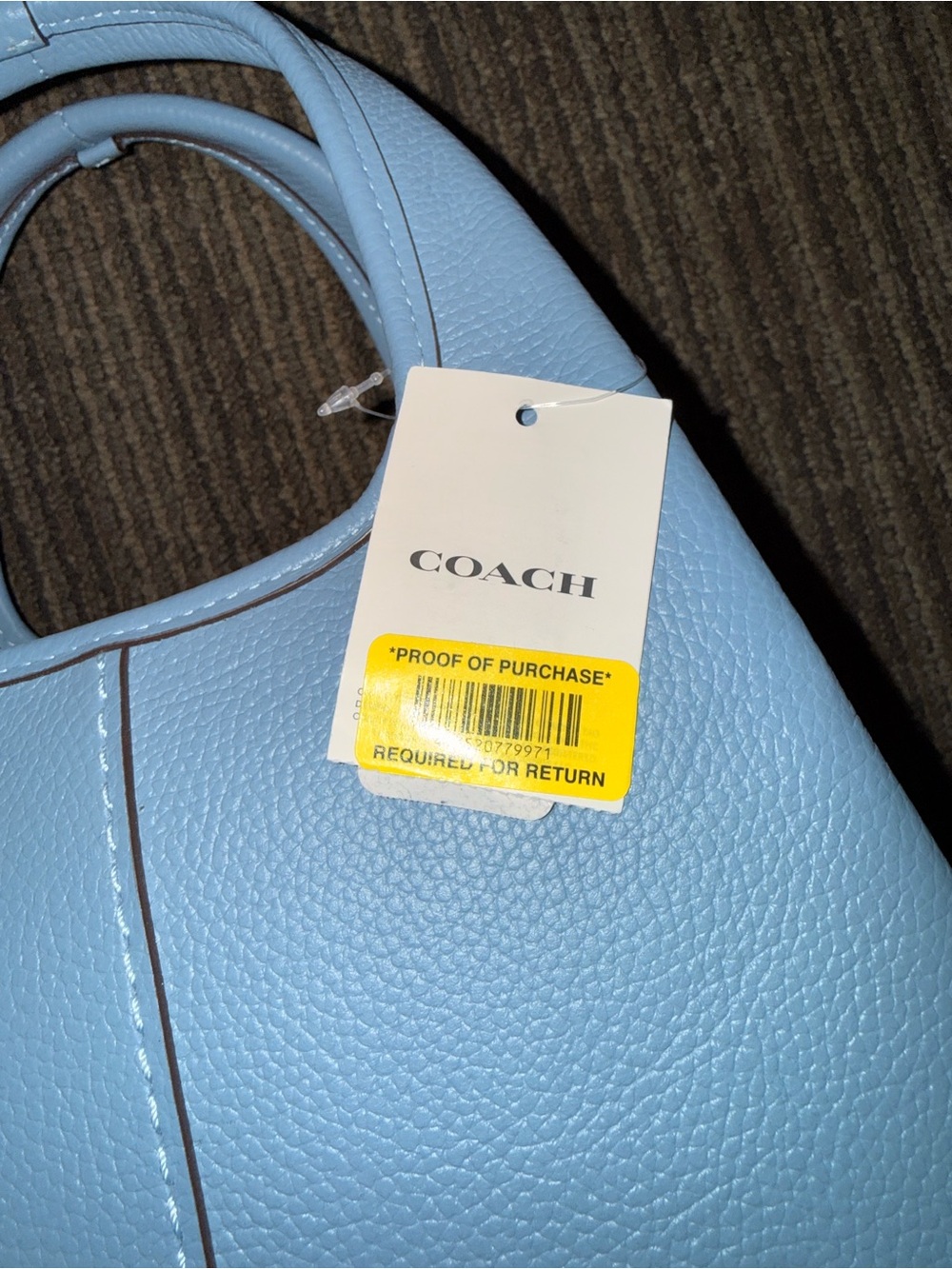COACH Lana 23, Polished Pebble Leather, Bluebell - Picture 5 of 9